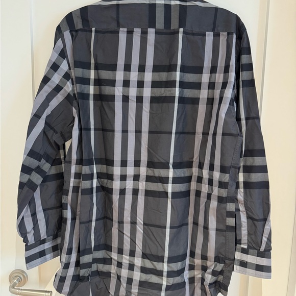 Burberry Black and Gray Checkered Shirt - Picture 4 of 4
